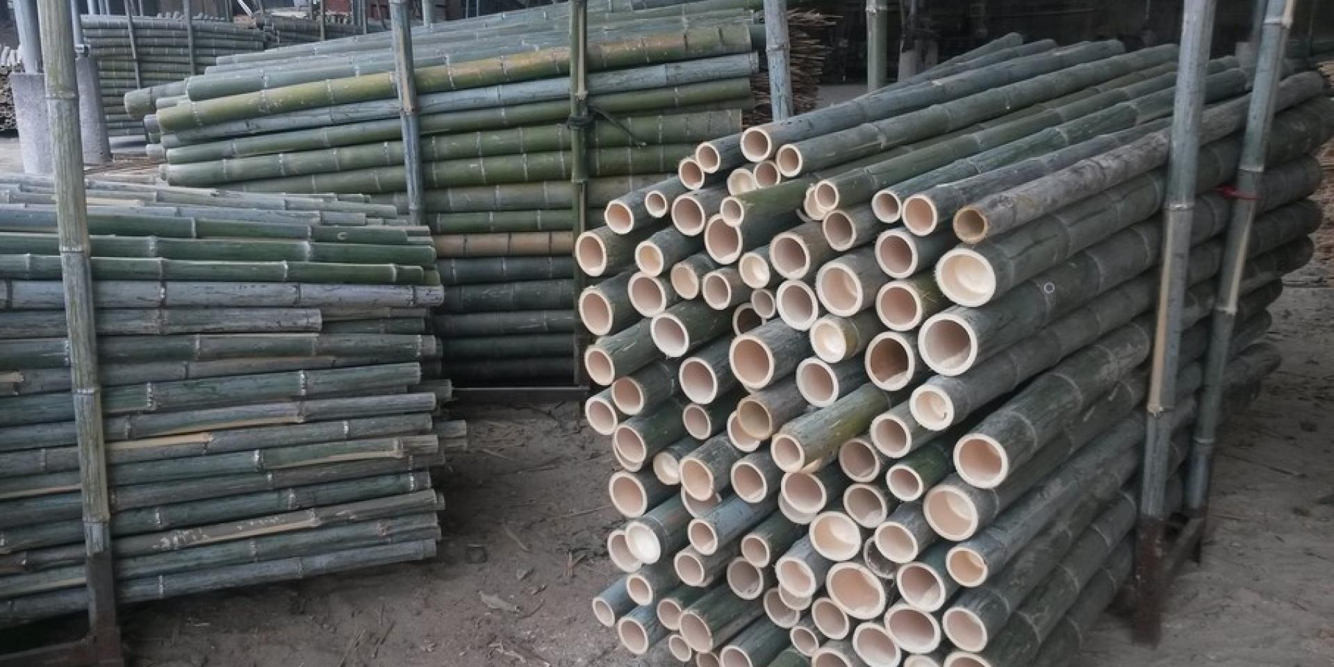 Chaumes de bambou